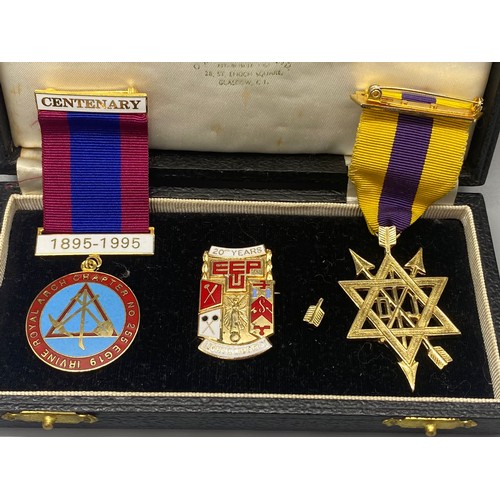 239 - 3 masonic medals