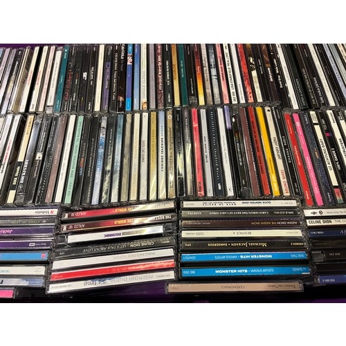 259 - large crate of CDs to include REM, kaiser chiefs, Michael jackson and the kooks ect