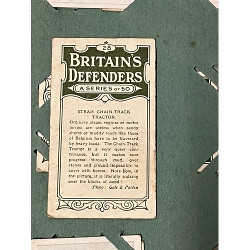 76 - Pre 2nd world war military cigarette card album to include soldiers & scenes, 126 total to include V... 