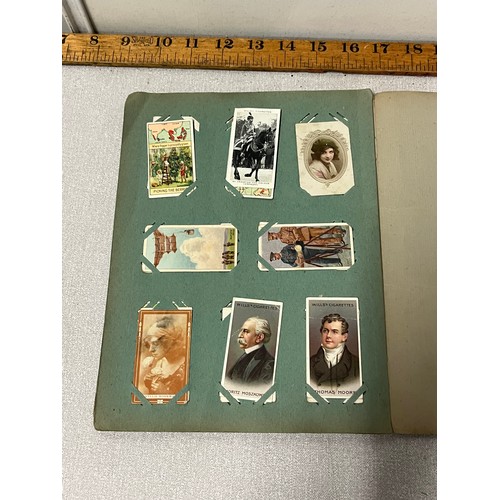 77 - Pre 2nd world war cigarette card album to include beauties & actresses, military, inventors & orient... 