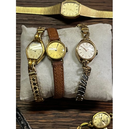 284 - Selection of ladies watches.