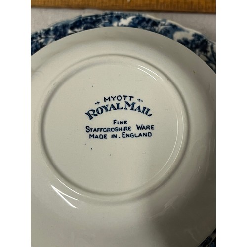 249 - 20 piece Myott 'Royal Mail' fine Staffordshire ware