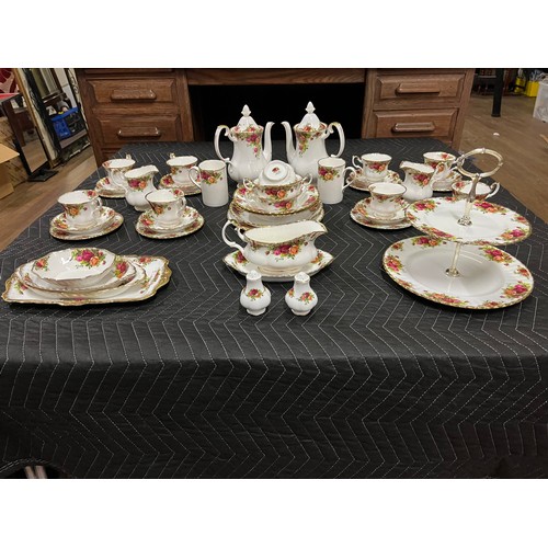 53 - 46 piece Royal Albert Old Country Rose to include 8 tea trios etc.