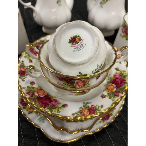 53 - 46 piece Royal Albert Old Country Rose to include 8 tea trios etc.