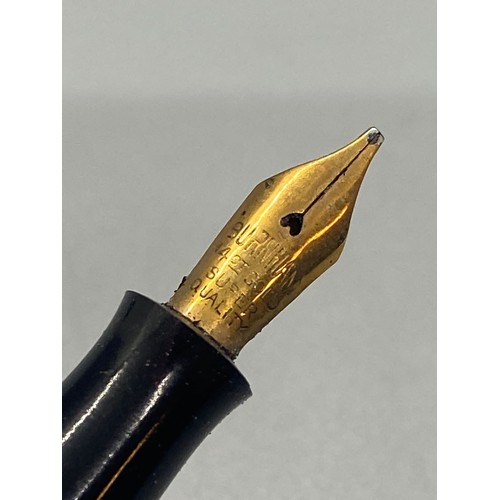 47 - vintage burnham fountain pen with 14ct gold nib