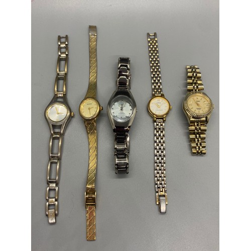 161 - 5 ladies wristwatches need batteries