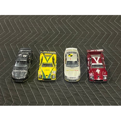 11 - 4 vintage scalextric racing cars