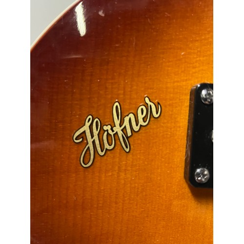 204 - New in box Hofner special edition 500/1 ignition violin bass guitar with certificate of authenticity... 