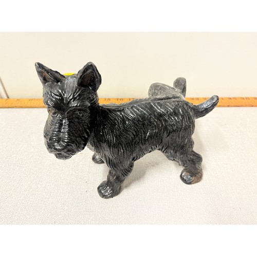 259 - Cast Iron Scottie door stop.