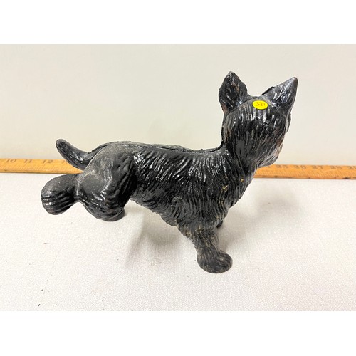 259 - Cast Iron Scottie door stop.