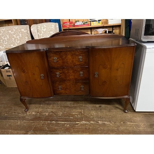 335 - Mahogany 2 door 3 drawer McIntosh sideboard.