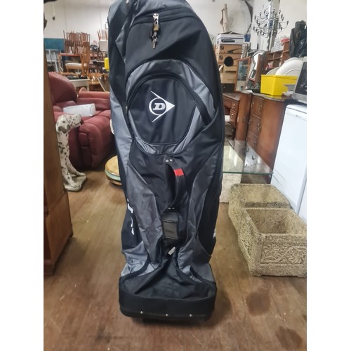 321 - Dunlop wheeled travel golf bag