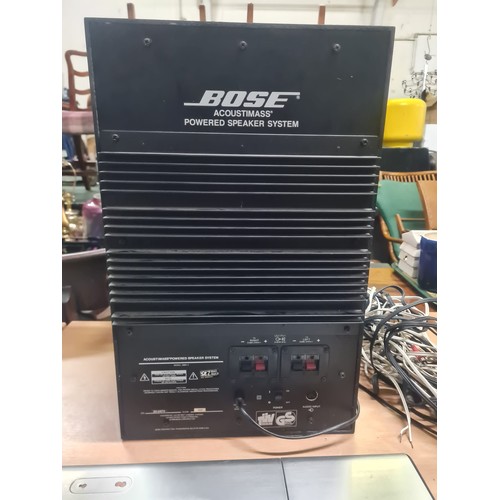 139 - Bose acoustimass powered speaker system.