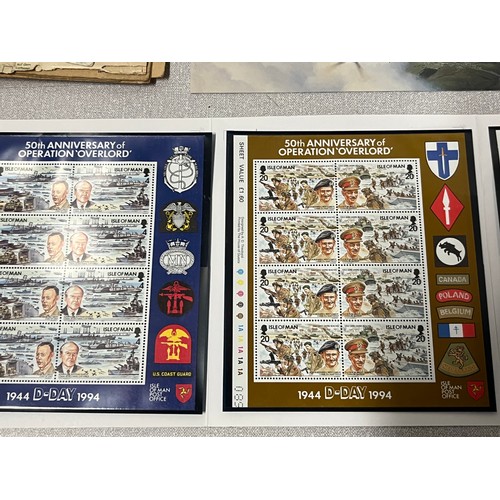 277 - Selection of first day covers to include Royal Navy Submarines coins & D-Day stamps etc.