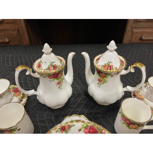 53 - 46 piece Royal Albert Old Country Rose to include 8 tea trios etc.