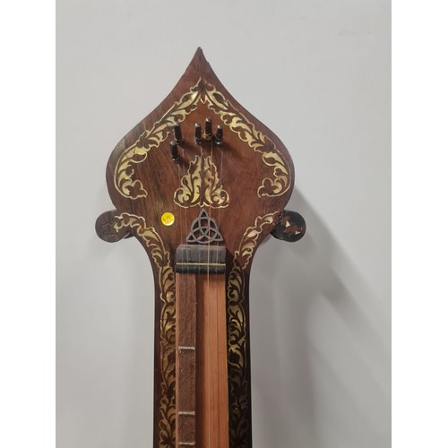 213 - Hand made banjo made from a barometer.
97cm l