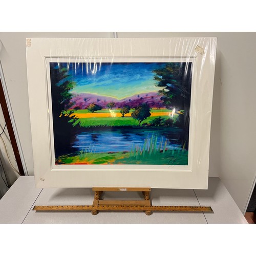 251 - Signed Limited edition Giclee painting 'Blue River II' by Paul Powis 26/295
89cm x 74cm