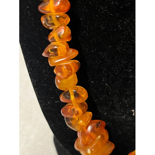 151 - Amber necklace.