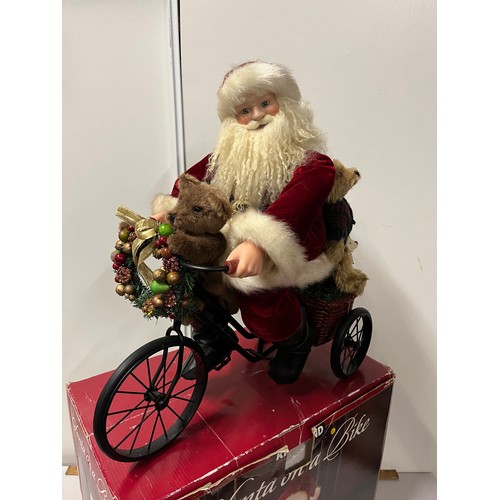 163 - Large Santa on bike 'Kirkland signature'
50cm x 50cm