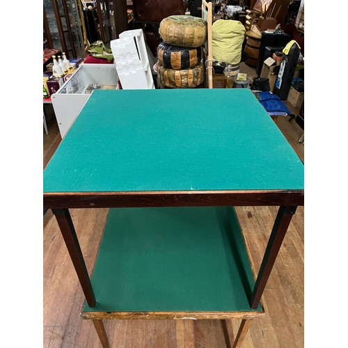 228 - 2 x Vintage folding card tables.