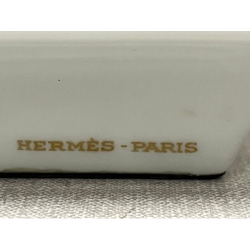 41 - Hermes - France ceramic ashtray depicting Horse & Jockey
19cm x 16cm approx