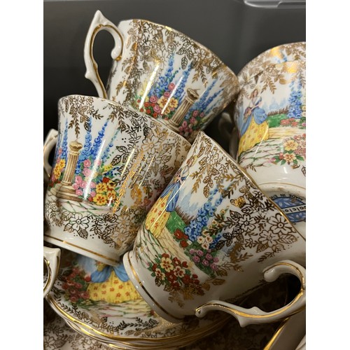 515 - Colclough tea set +one other