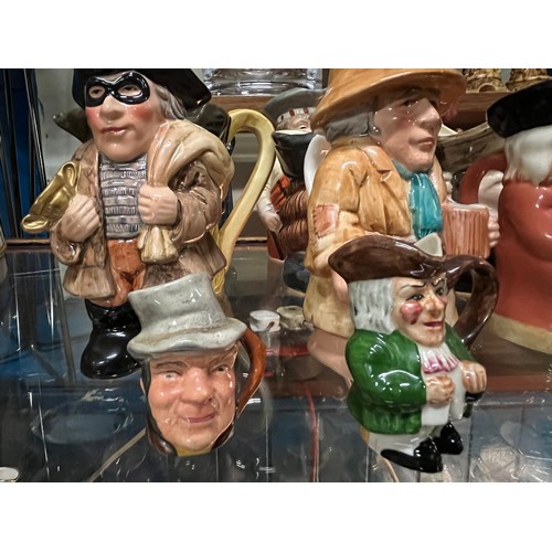 442 - 20 x Assorted vintage toby/character jugs to include a variety of makers.