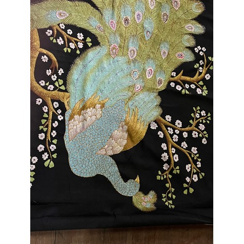 250A - Peacock wall hanging signed by Eric Suriyasena
approx 130cm