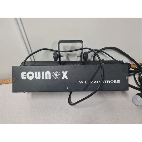 552 - Equinox wild zap strobe light etc.