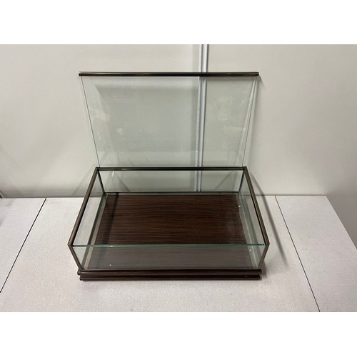 67 - glass display case
52cm x 32cm x 17cm