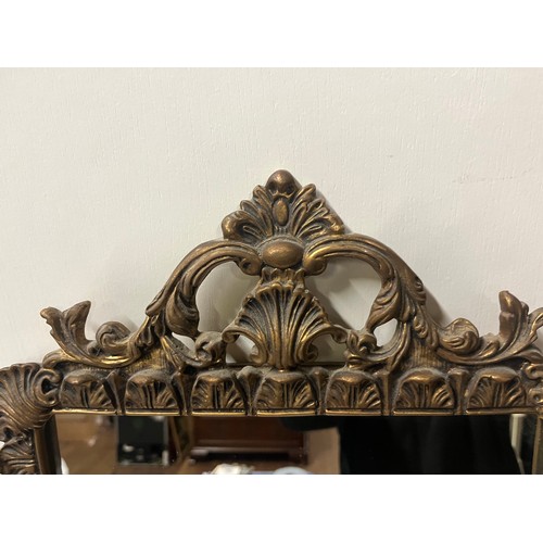 7 - Large ornate gilt framed wall mirror
102cm l