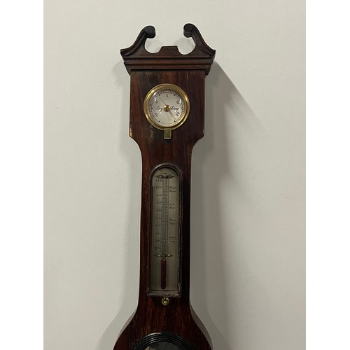 14 - 19th century Rose wood wall barometer produced by W & C. Fairley of Glasgow
95cm l