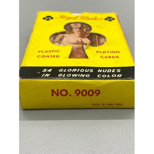 124 - Vintage Royal Flushes nude playing cards. Complete.