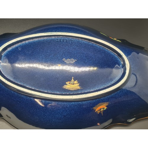 38 - Carlton ware blue mikado long dish
31cm l