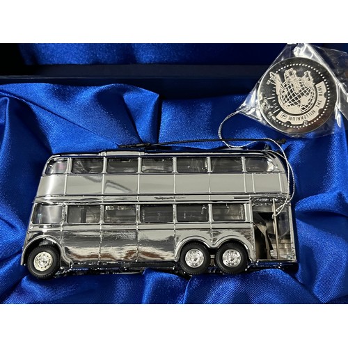 83 - boxed corgi millennium edition bus & 1 other