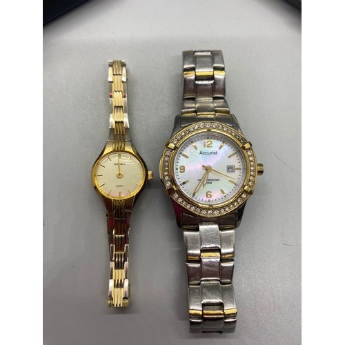 188D - 2 x boxed watches - Accurist and Oriosa and 2 ladies wrist watches - Sekonda and Accurist.