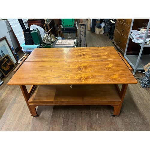 62 - Besway mid century metamorphic coffee table.