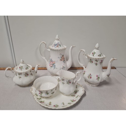 293 - selection of royal albert to include 2 coffee pots Constance & winsome