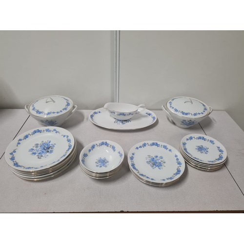 503 - 25 piece Epiag D.F Czechoslovakian dinner service.