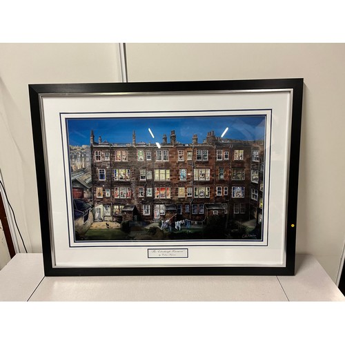 243 - Large framed signed print 'The Edinburgh Tenement' by Colin Nairns
97cm x 63cm