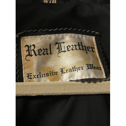 453 - 3 x Vintage leather jackets to include Red Herring, Real Leather & Evolution.