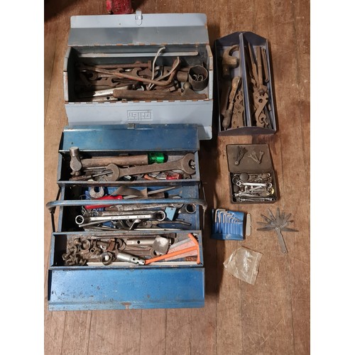 298 - 2 canterleaver toolboxes & tools