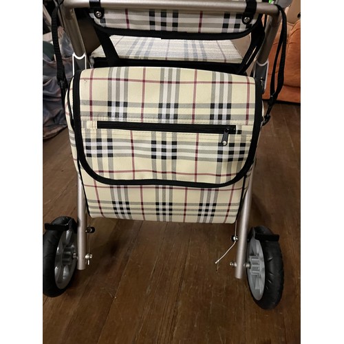 358 - Cielo stroller/rollator with matching bag.