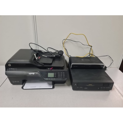 367 - HP office jet 4620 along with Goodmans VCR etc.