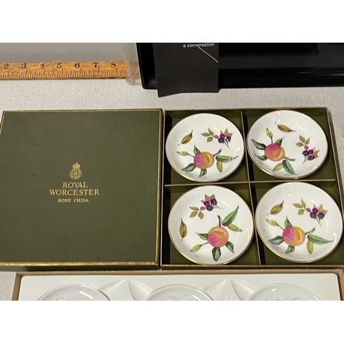 462 - california tray along with furstenberg set, kaiser porcelain set & royal worcester