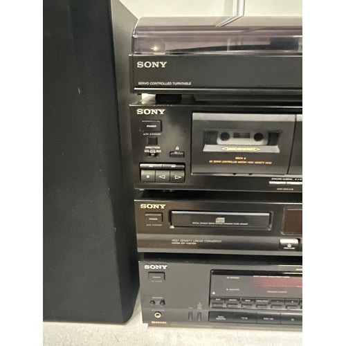 202 - Sony hi-fi separates & speakers working