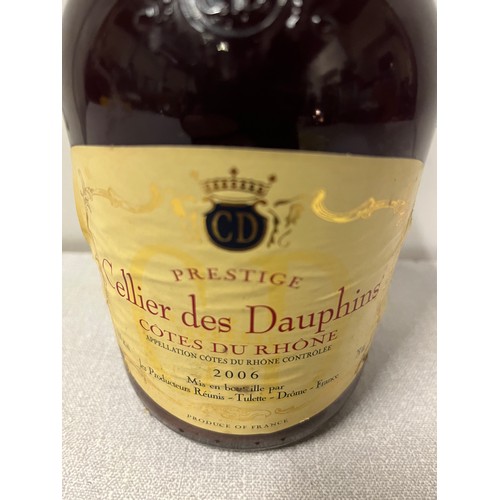 114 - Full & sealed Prestige Cellier des Dauphins 2006 Rose wine.