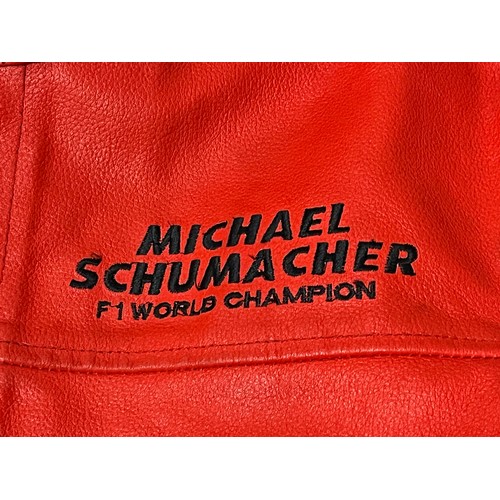 20 - Real Leather Ferrari Michael Schumacher jacket size S