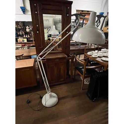 153 - Large Angle poise style floor lamp.