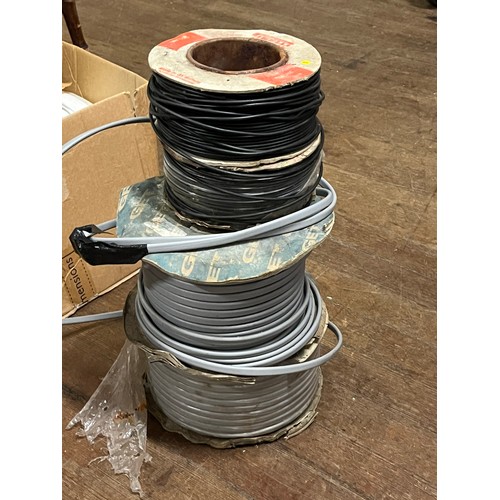 503 - 3 rolls of electrical cable.